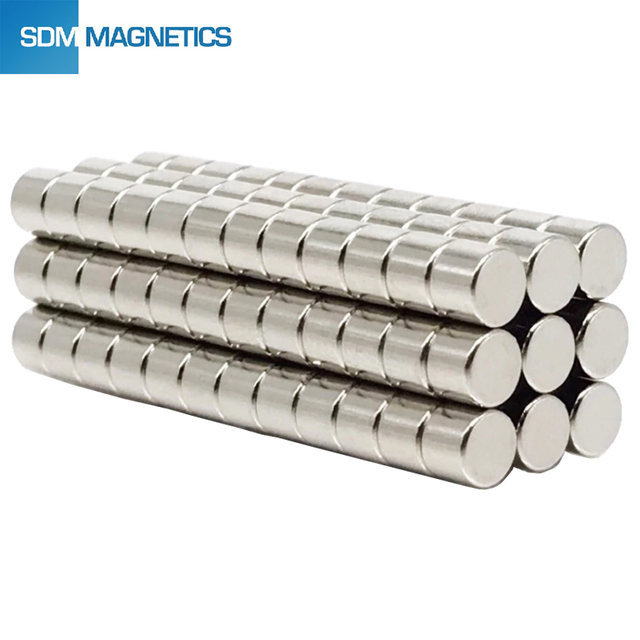 SDM High Strong Quality N52 Cylinder Magnet permanente Varina industrial de neodimio imanes 